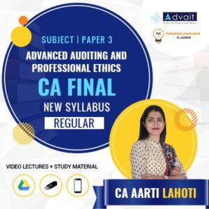 Buy CA Final Paper 3 -Advanced Auditing and Professional Ethics Regular -Advait Learning