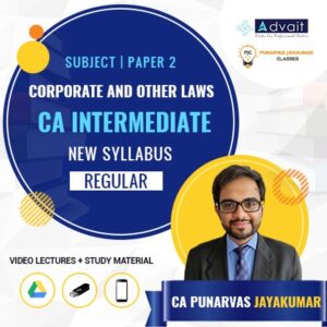 Buy CA IntermediatePaper 2 -Corporate and Other Laws -Advait Learning